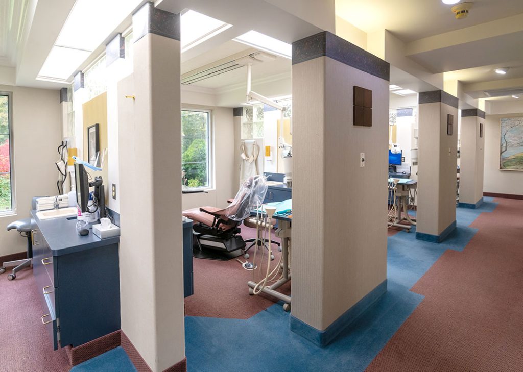 Interior view of Pike and Valega dental office